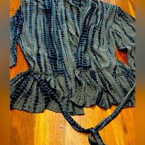 Free People Tie Front Kimono